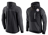 Men's Pittsburgh Steelers Nike AV15 Fleece Pullover Hoodie Black FengYun,baseball caps,new era cap wholesale,wholesale hats
